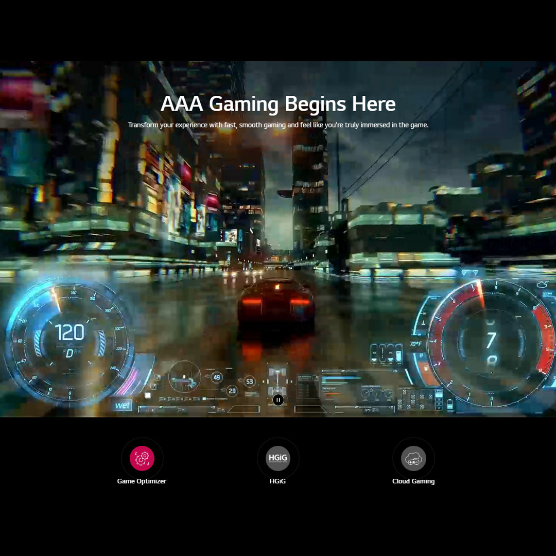 LG 70" 4K Smart TV with AI ThinQ 70UR7550PSC | AI Sound | Wi-Fi | Filmmaker Mode | Netflix | Smart TV with 2 Year Warranty