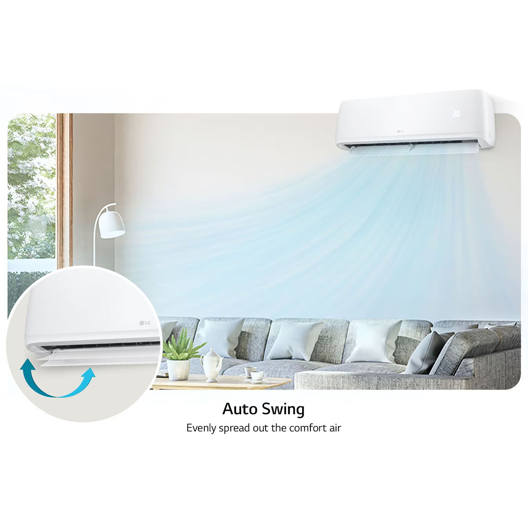 LG 1.5HP R32 Dual Inverter Wall Mount Air Conditioner S3UC12HZCAA / S3NC12HZCAA | Dual Sensing | Fast Cooling | Auto Swing | Air Conditioner with 2 Year Warranty