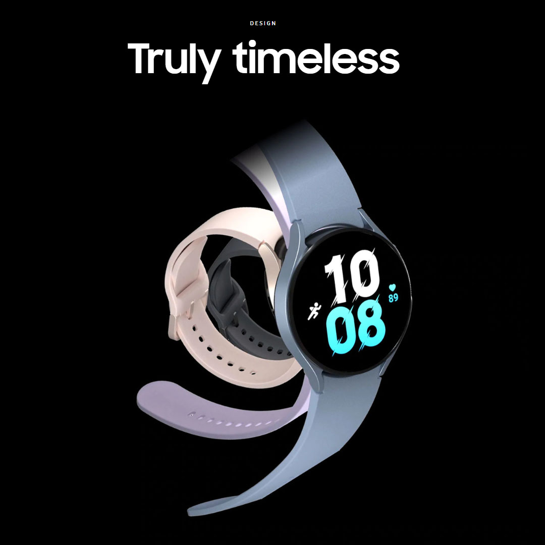 SAMSUNG Galaxy Watch5 Bluetooth 40mm | 3-in-1 Samsung BioActive Sensor | 5ATM+IP68 Water Resistant | Sleep Tracking | Smart Watch With 1 Year Warranty