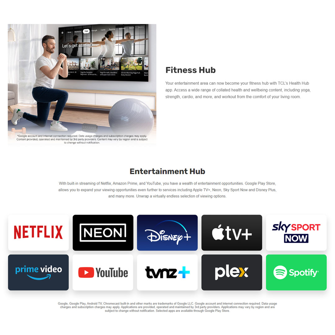 TCL 58" 4K UHD Google LED TV 58P635 | Wi-Fi 2.4 | Voice Control | USB 2.0 | Google Assistant | Bluetooth 5.0 | Ethernet | HDMI 2.1 | Dolby Audio | LED TV with 1 Year Warranty