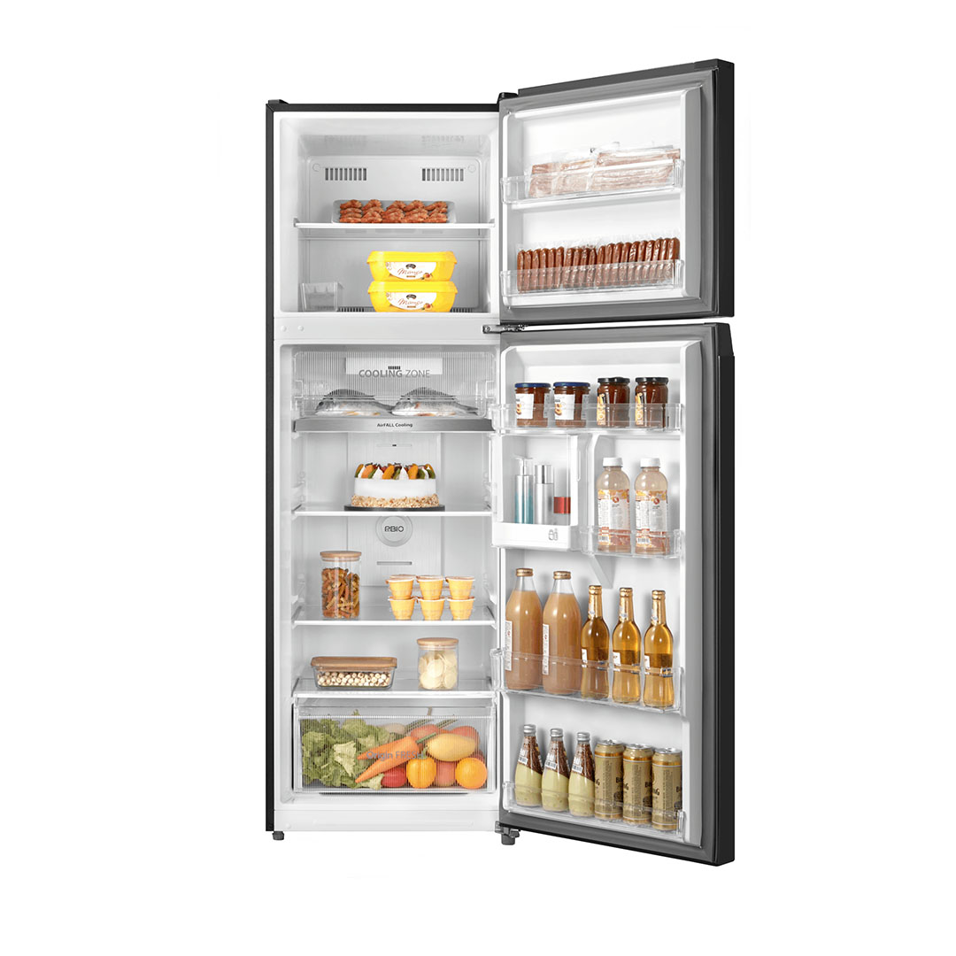 TOSHIBA 360L 2 Doors Inverter Refrigerator GR-RT416WE-PMY(37) | AirFALL Cooling | Origin Inverter | Humidity Control | Refrigerator with 1 Year General & 12 Year Compressor Warranty