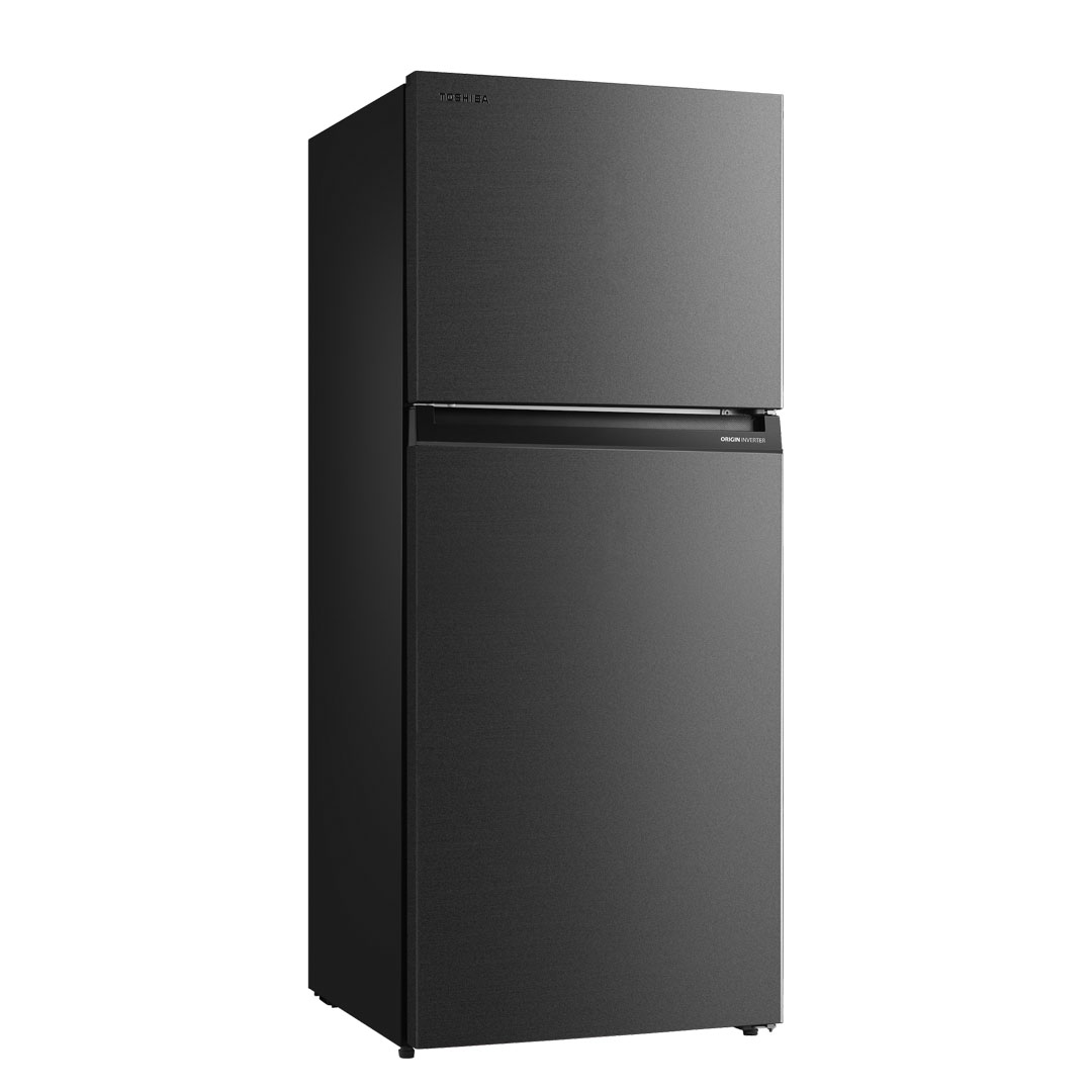 TOSHIBA 400L 2 Doors Top Mount AirFall Origin Inverter Refrigerator GR-RT468WE-PMY(06) | Cooling Zone | Pure Bio | Humidity Control | Eco Mode | Quick Freezing Mode | Cool Air Wrap | Refrigerator with 1 Year Warranty