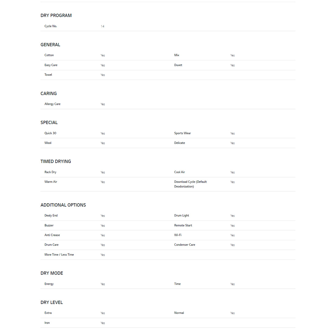 LG 9KG Front Load Heatpump Dryer with Dual Inverter and Auto Cleaning Condenser VD-H9066WS | Quick Dry | LG ThinQ™ | Wi-Fi | Dryer with 1 Year Warranty