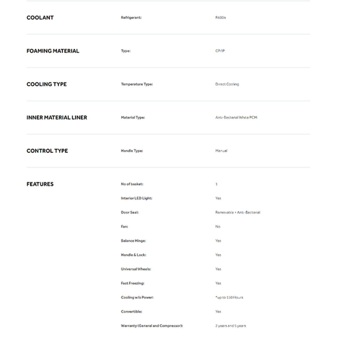 HAIER 142L Chest Freezer BD-188HMC | Double Effective Antibacterial | Fast Freeze Function | Energy Saving | Chest Freezer with 2 Year Warranty