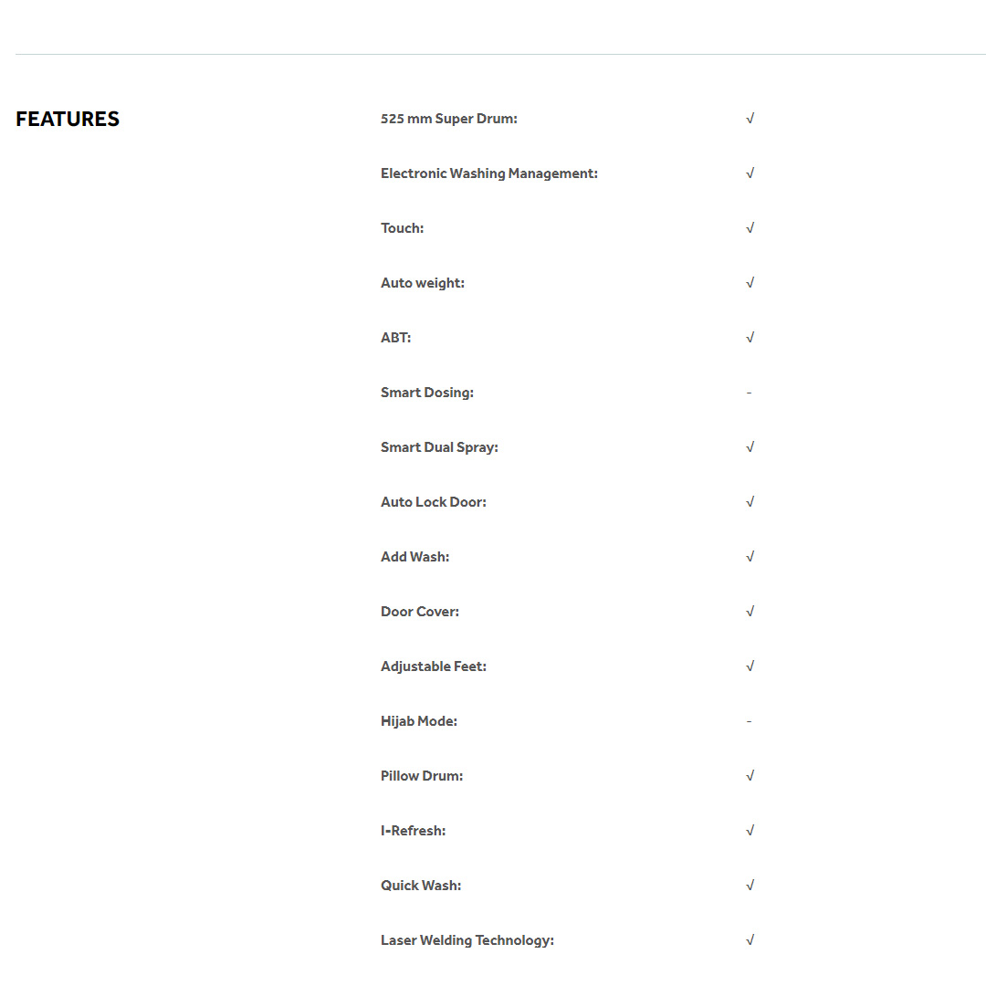 HAIER 10KG/6KG Front Load Super Inverter Washing Machine HWD100-BP14959S8 | ABT | Auto Lock Door | Add Wash | Drum Clean | Quick Wash | I-Refresh | Door Cover | Washing Machine with 2 Year Warranty