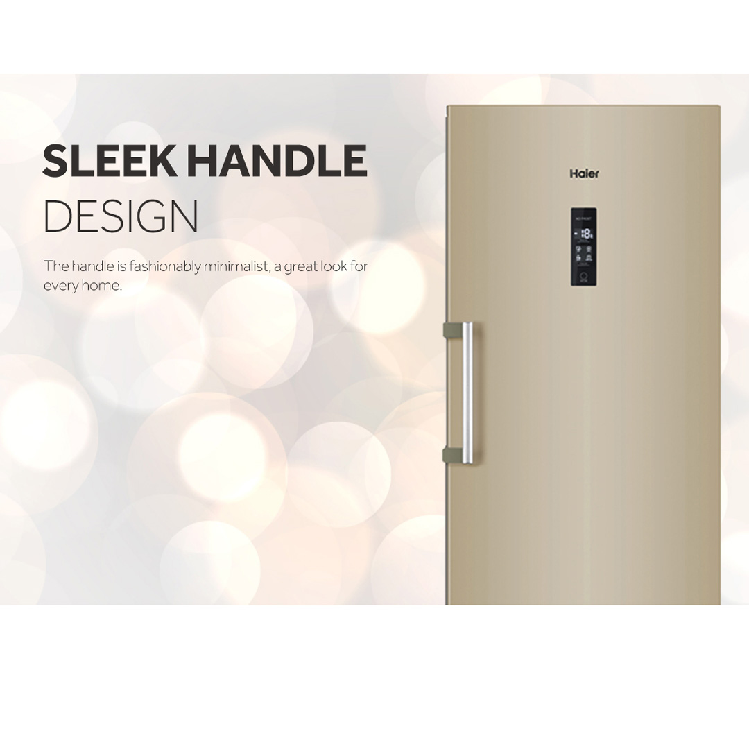 HAIER 250L Upright Freezer BD-248WL | Top LED | Anti-Bacteria | Child Lock | Fast Freezing | Eco Mode | Alarm Indicator | Digital Control | Chest Freezer with 2 Year Warranty