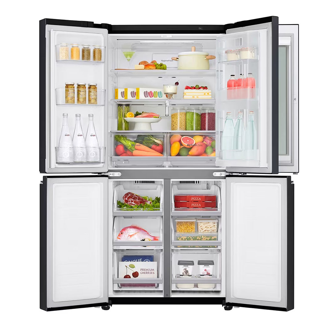 LG 595L Multi Doors with InstaView & Door-in-Door Smart Inverter Refrigerator GC-Q22FTQEB | Slim Fit | LINEAR Cooling™ | DoorCooling | Refrigerator with 1 Year Warranty