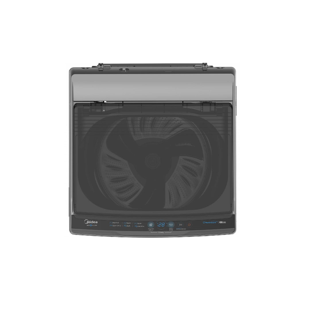 Midea 8.5KG Top Load Washing Machine  MA100W85 | Lunar Dial | Pulsator | 15' Quick Wash | One-Touch Smart Wash | Auto Clean | Lint Filter | Hygiene | Washing Machine with 2 Year Warranty