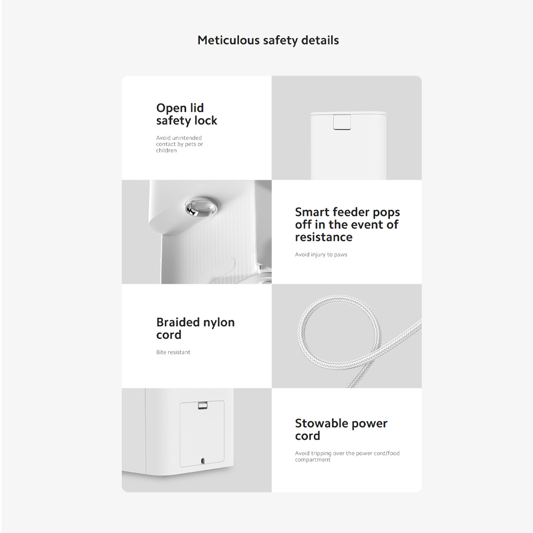 Xiaomi 3.6L Smart Pet Food Feeder XWPF01MG | Safety Lock | Dispensing Times | Automatic Feeding | Food Feeder with 1 Year Warranty