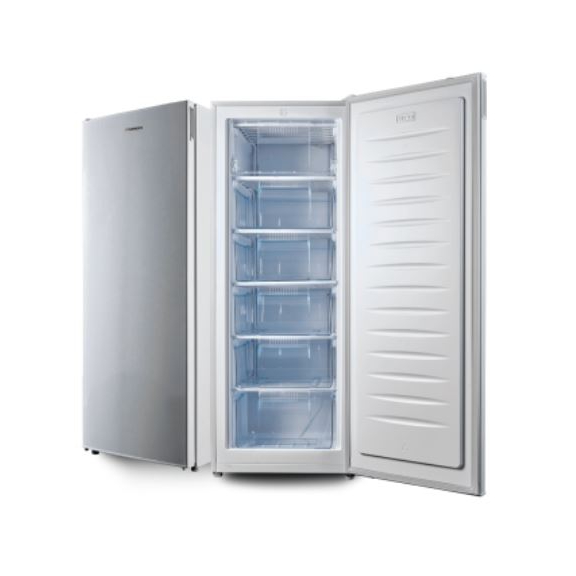 FABER 205L Upright Freezer FREEZOR 205 | 6 Large Removable Clear Tray | Hidden Temperature Control | Temperature -24oC to -18oC | Upright Freezer with 1 Year General Warranty & 5 Years Motor Warranty