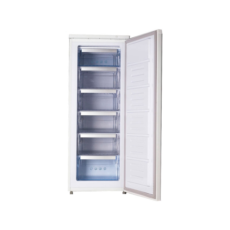 FABER 205L Upright Freezer FREEZOR 205 | 6 Large Removable Clear Tray | Hidden Temperature Control | Temperature -24oC to -18oC | Upright Freezer with 1 Year General Warranty & 5 Years Motor Warranty