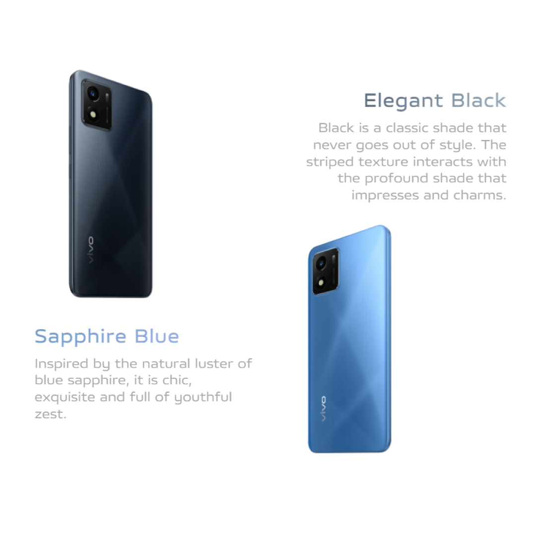 vivo Y01 | 2GB+32GB | 5000mAh Battery | MTK Helio P35 | 6.51" Big Screen | Multi-Turbo 3.0 | Face Access Unlock | Eye Protection Mode | Smartphone with 1 Year Warranty