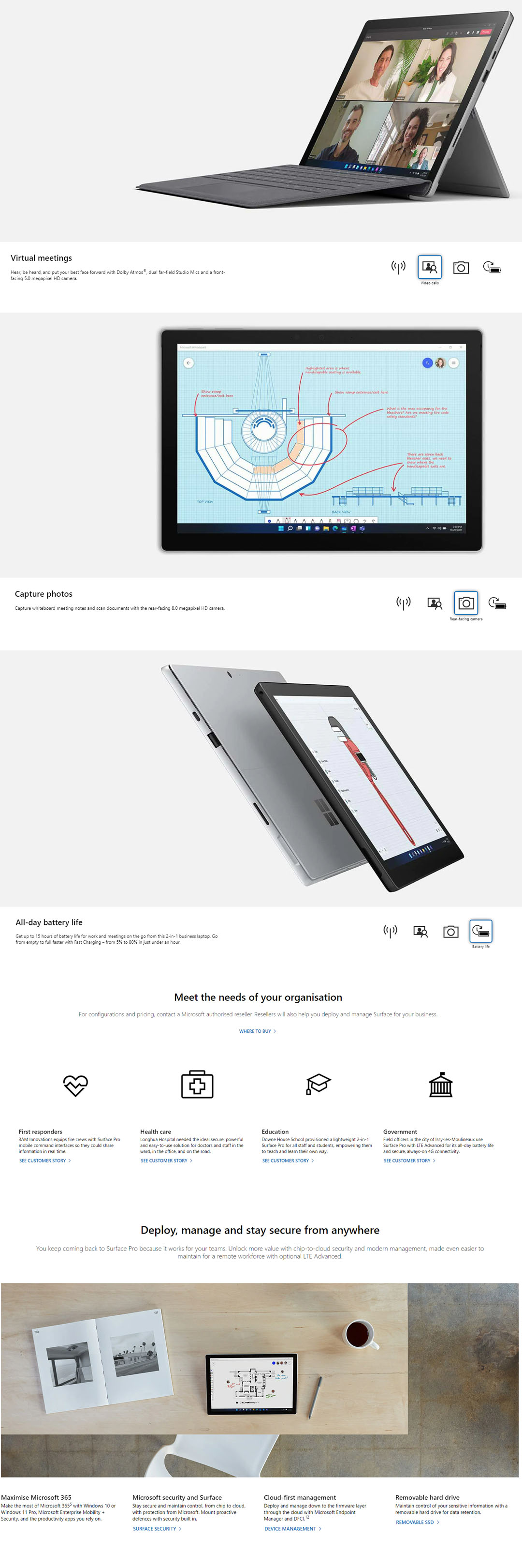 Microsoft Surface Pro 7+ Laptop TFN-00010 (Intel Core i5 Microsoft Surface Pro 7+ Laptop TFN-00010 (Intel Core i5