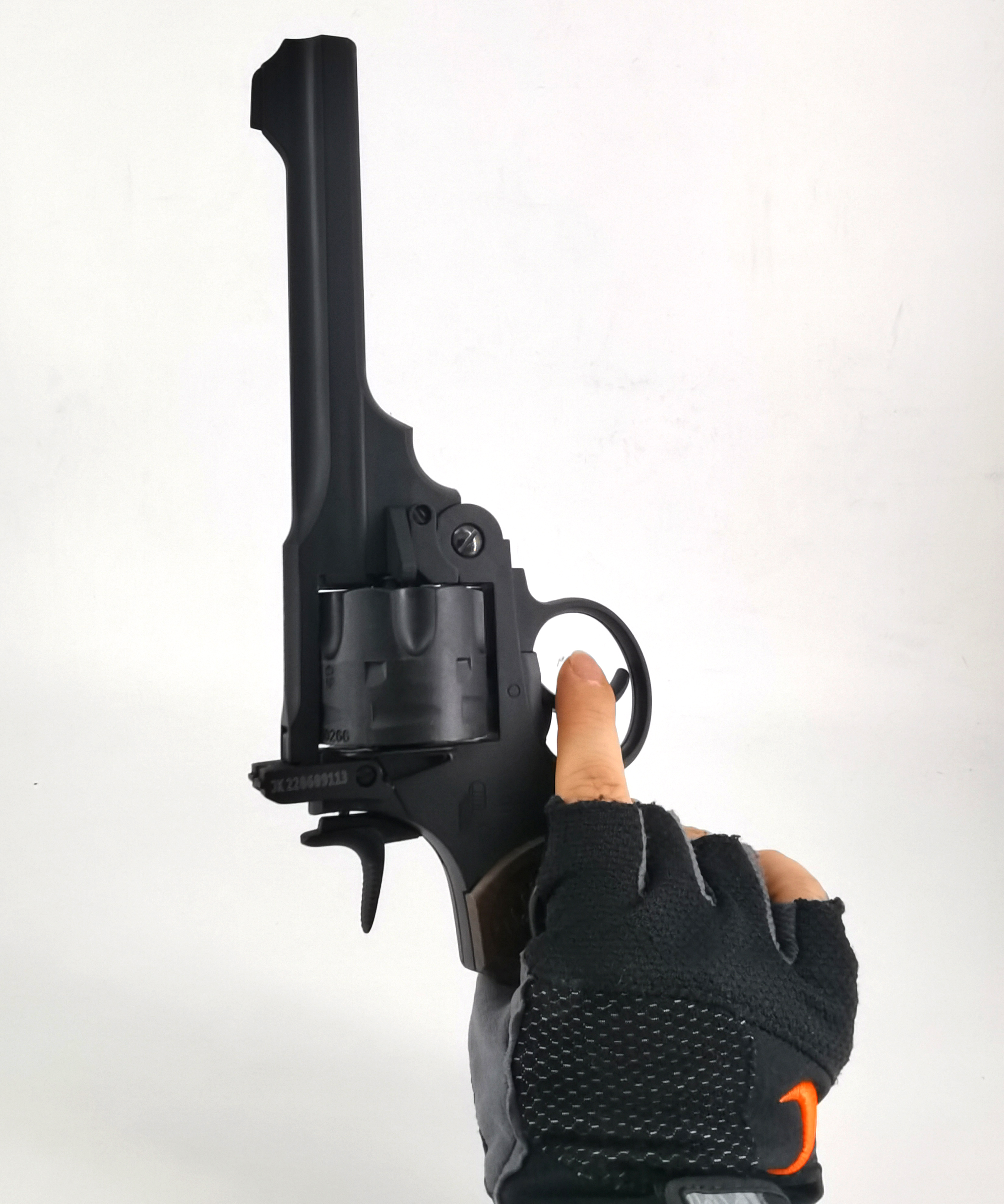 UDL TOY エアガン、ハンドガン、モデルガン、ウェブリーリボルバー中折れ式エジェクション安全スポンジ弾ナーフ系 おもちゃ