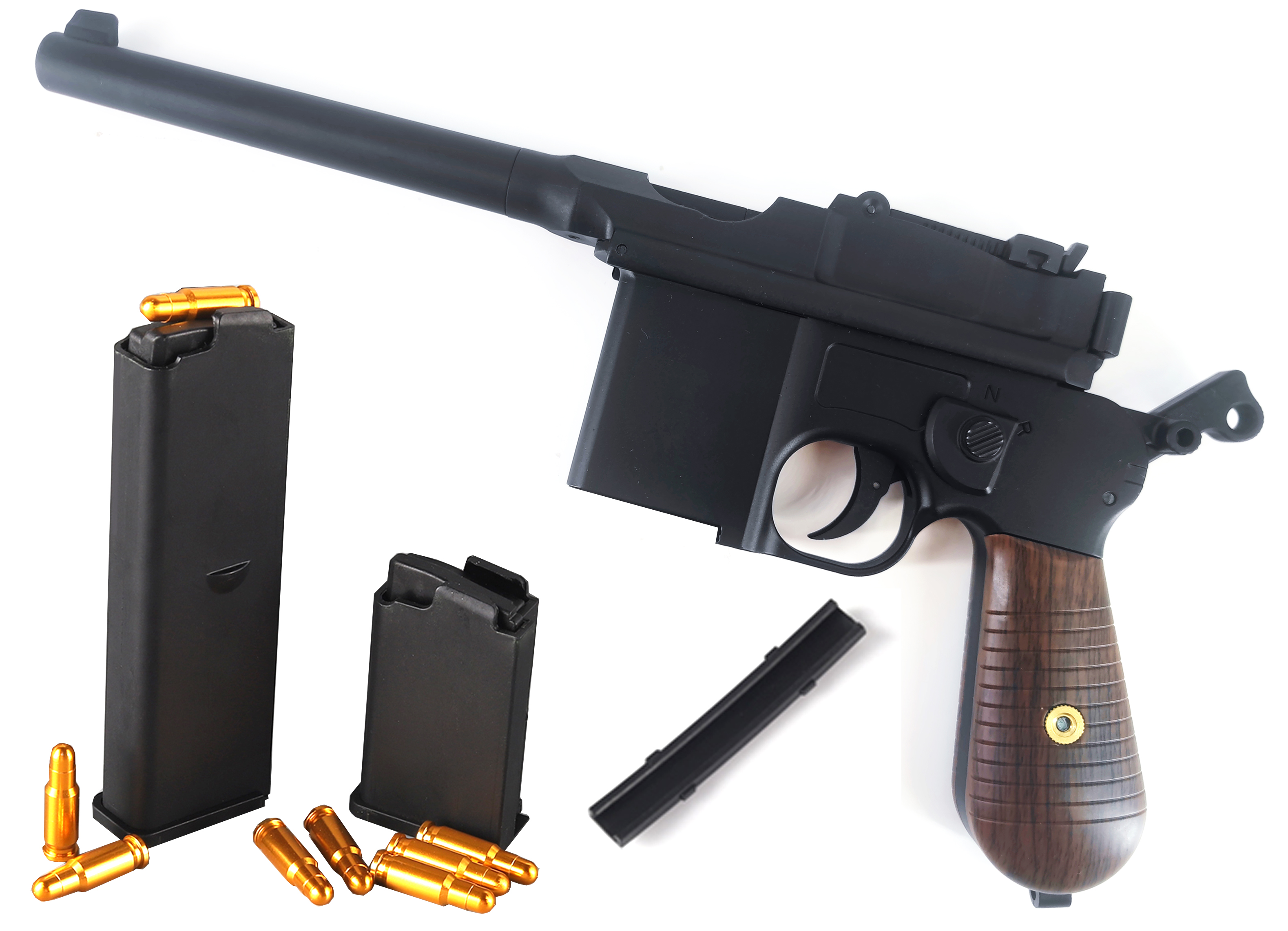  C96打ち上げ不可モデル銃 拳銃レーザー照射モデルおもち ブローバックスライドストップ 半自動式