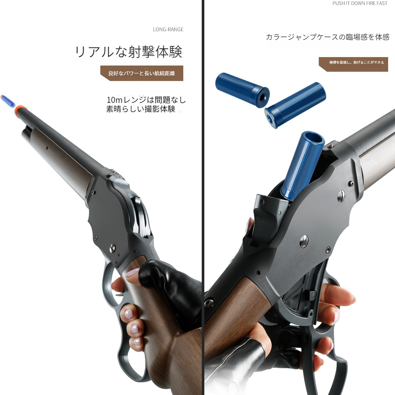 UDL M1887 第2世代 ショットガン風おもちゃ銃 散弾銃 スポンジ弾 スポンジ銃 UDAOLI正規品14歳以上向