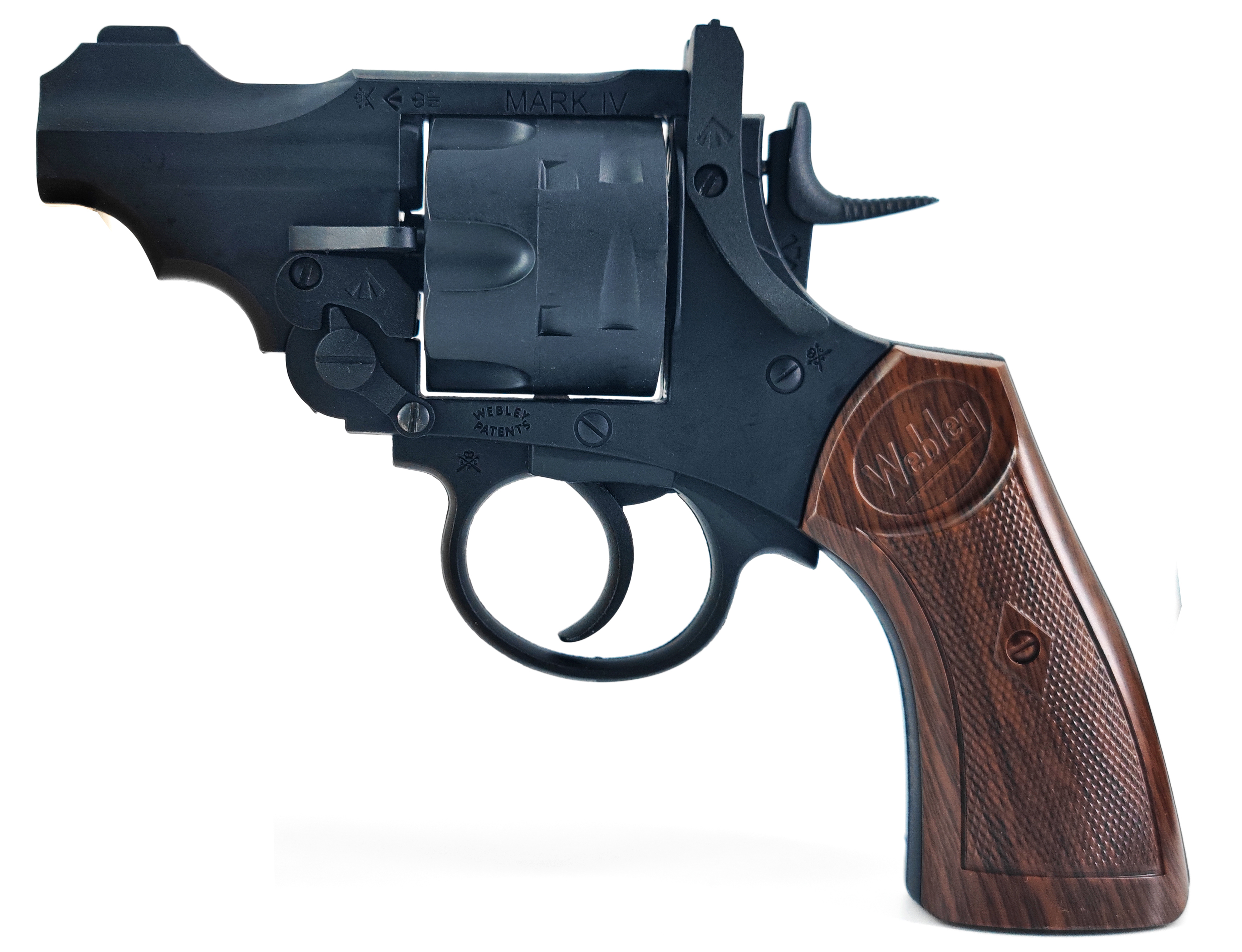 UDL ハンドガン風おもちゃ ウェブリー リボルバー 中折れ式 回転式 ハンドガン 拳銃 おもちゃ 排莢式 スポンジ弾 Mk-V Mk-VI Mk-IV ブラックウッドカラーU DAO LI正規品