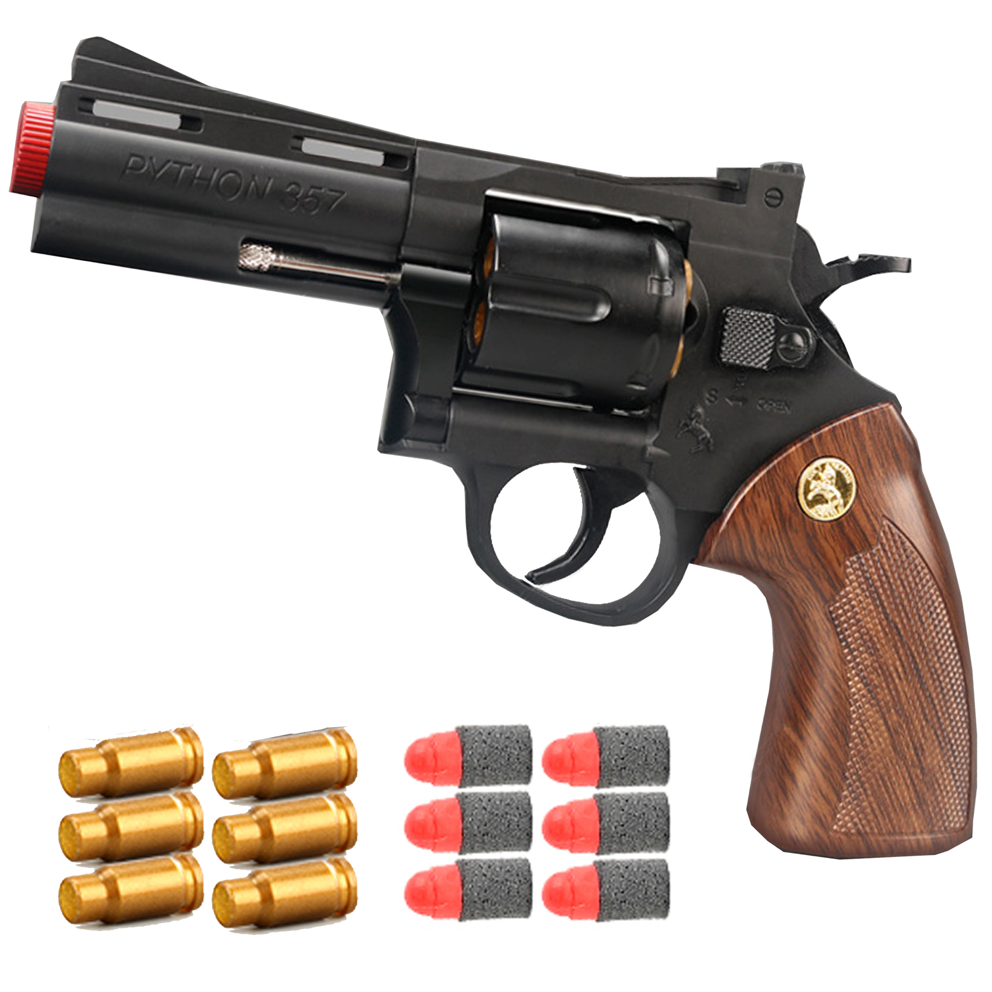 リボルバーおもちゃ銃、zp-5、おもちゃハンドガン、ソフト弾丸銃 ，10歳以上