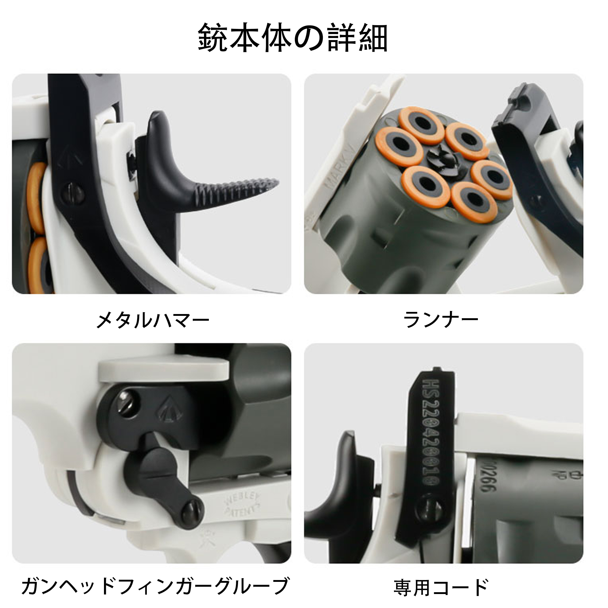 UDL ハンドガン風おもちゃ ウェブリー リボルバー 中折れ式 回転式 ハンドガン 拳銃 おもちゃ 排莢式 スポンジ弾 Mk-IV 正規品、U DAO LI