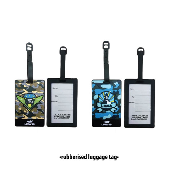 LIMA'19 Rubberised Luggage Tag