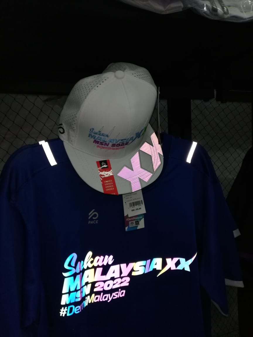 WHITE RAINBOW T-SHIRT - Sukan Malaysia XX MSN 2022 SUKMA 20T600