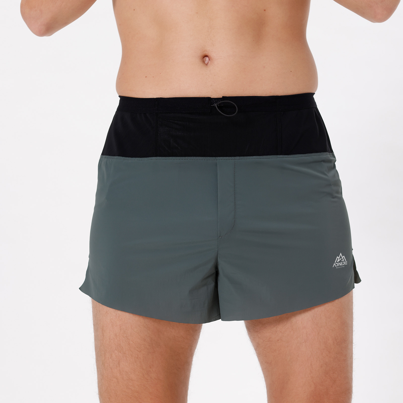 AONIJIE Outdoor Double Layer Waist Multi Pockets Running Pants-PACE