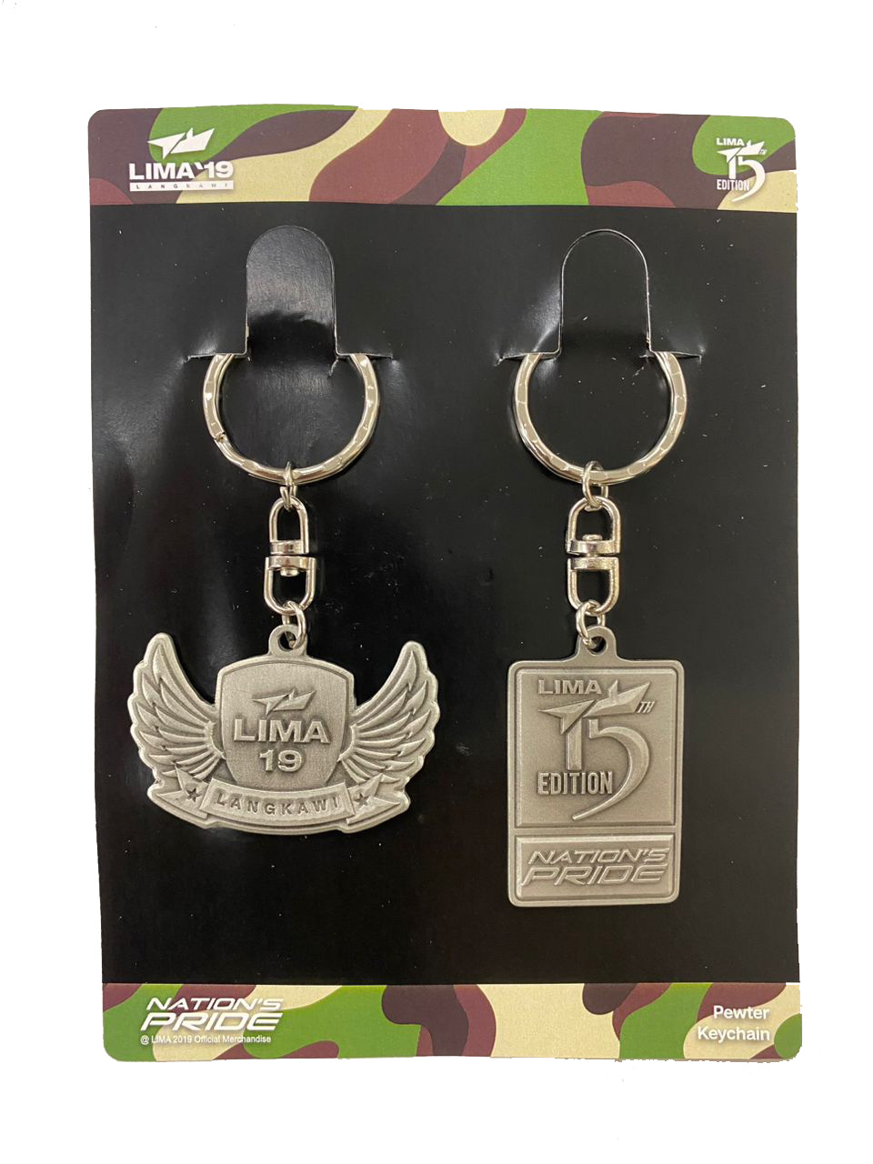 LIMA19 Pewter keychain(2 in 1)