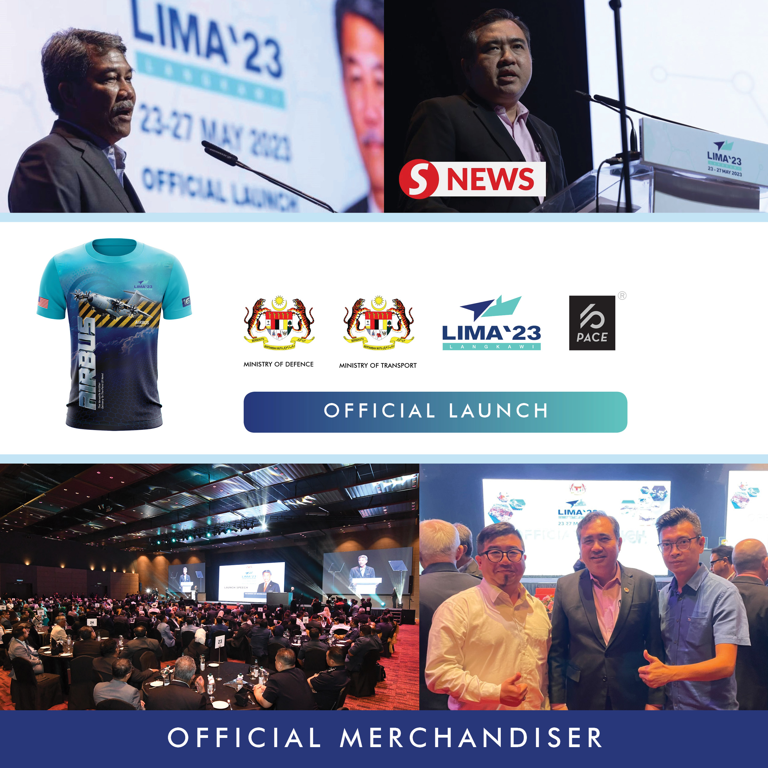 LIMA'23 Air Bus Tee Shirt