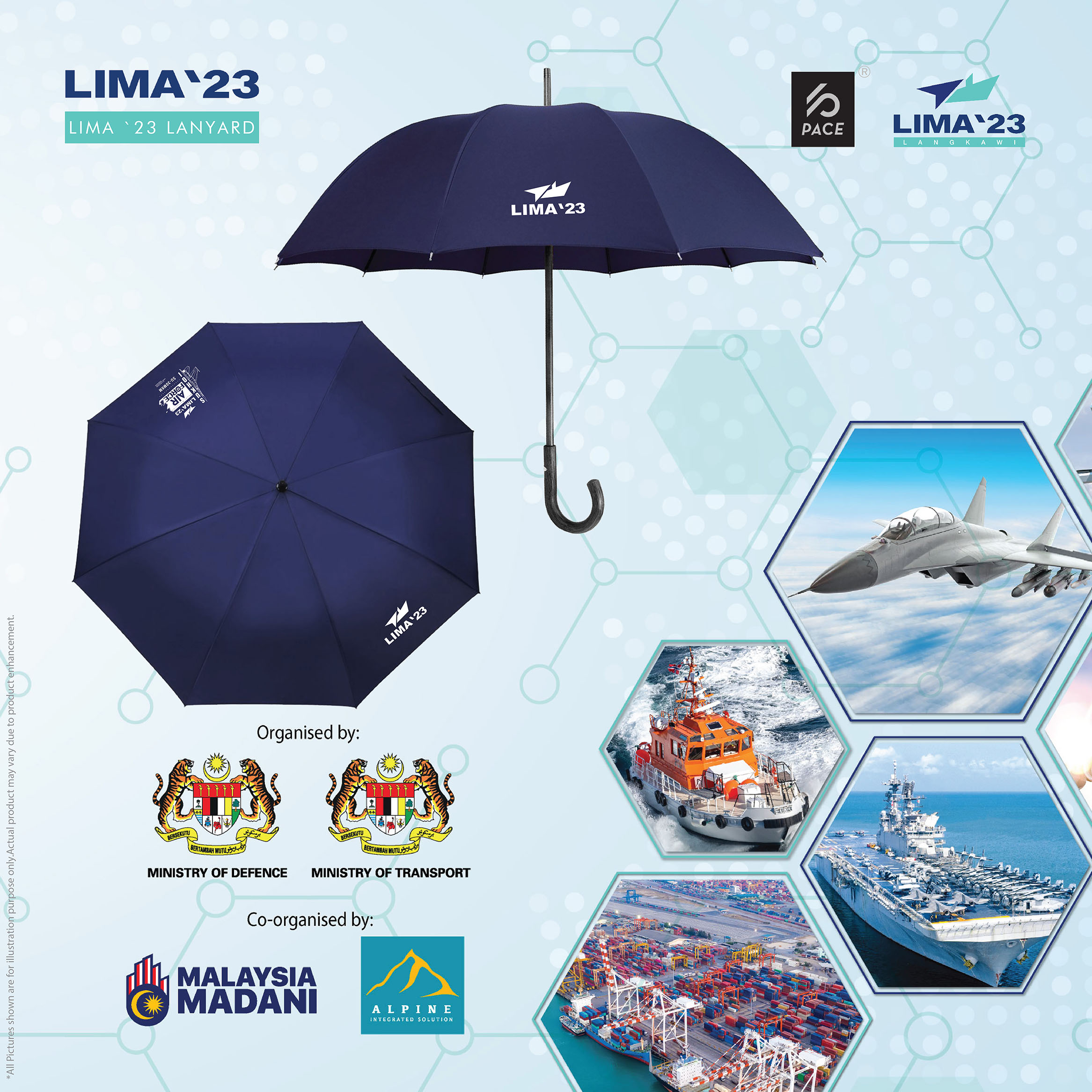 LIMA23 umbrella 24 inchi