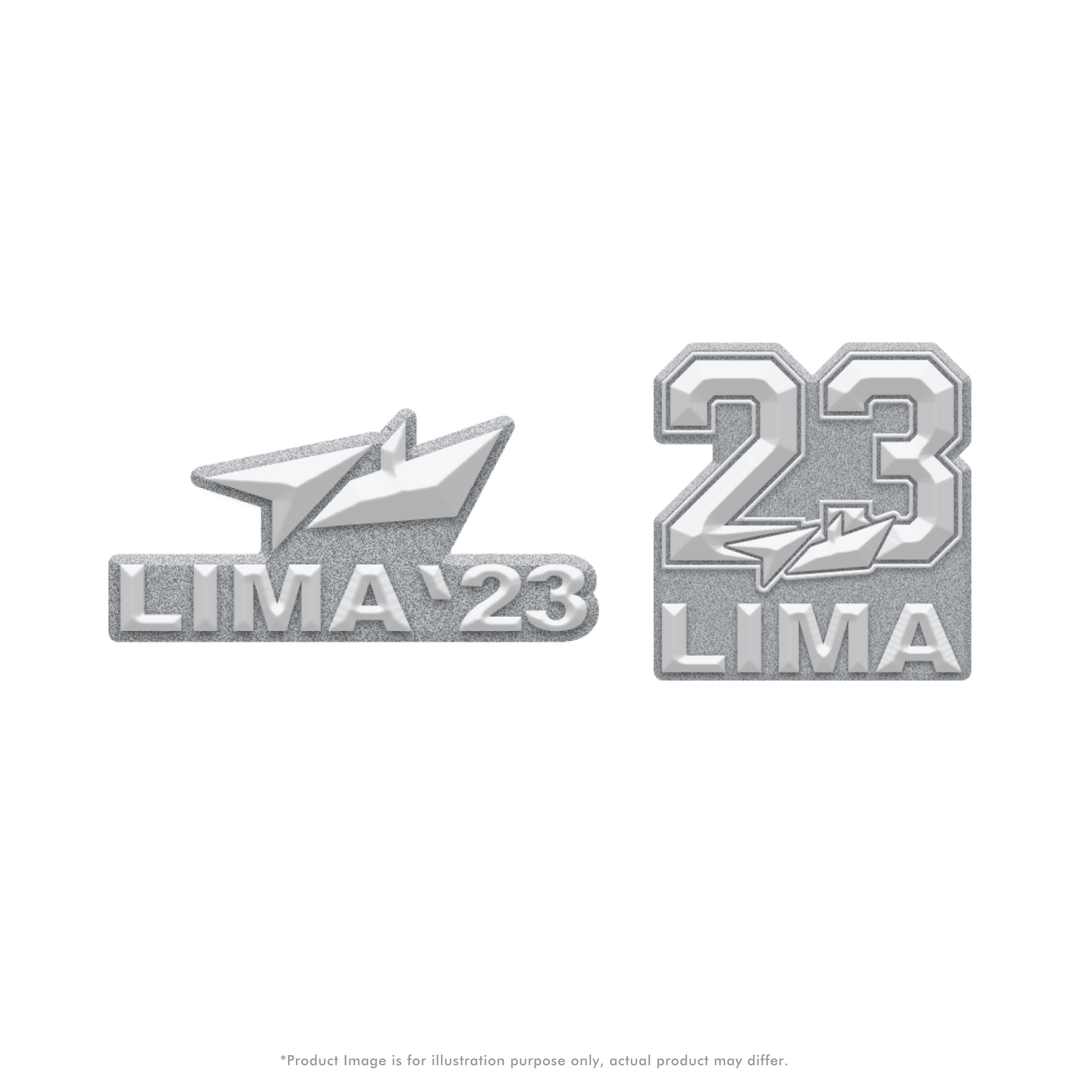 LIMA23 3D Metal Collar Pin 
