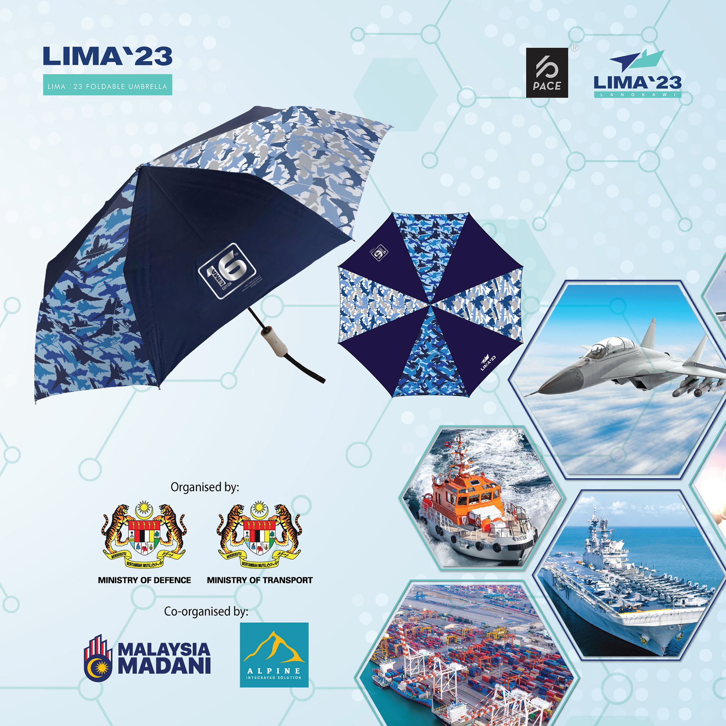 LIMA23 Foldable Umbrella 57cm
