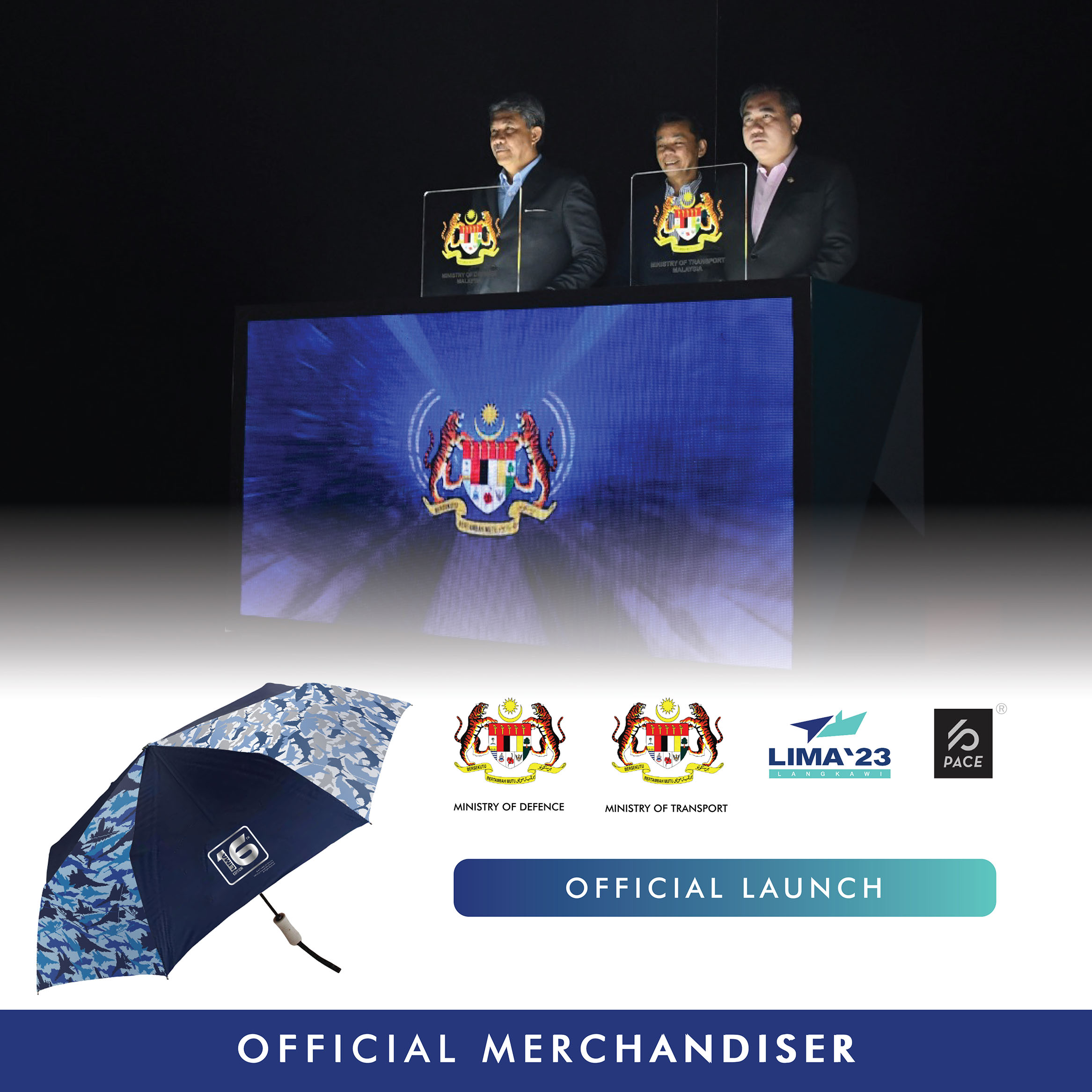 LIMA23 Foldable Umbrella 57cm