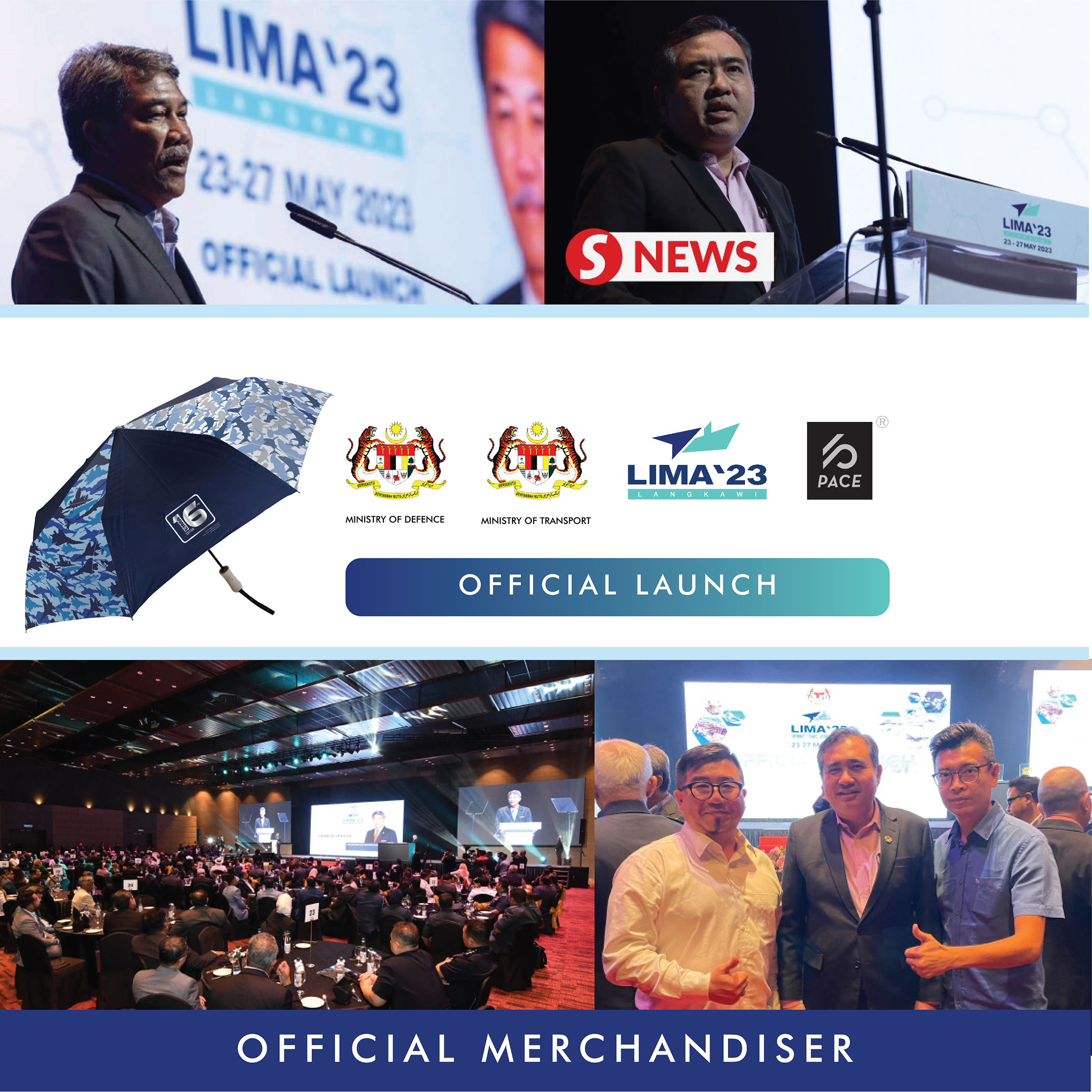 LIMA23 Foldable Umbrella 57cm