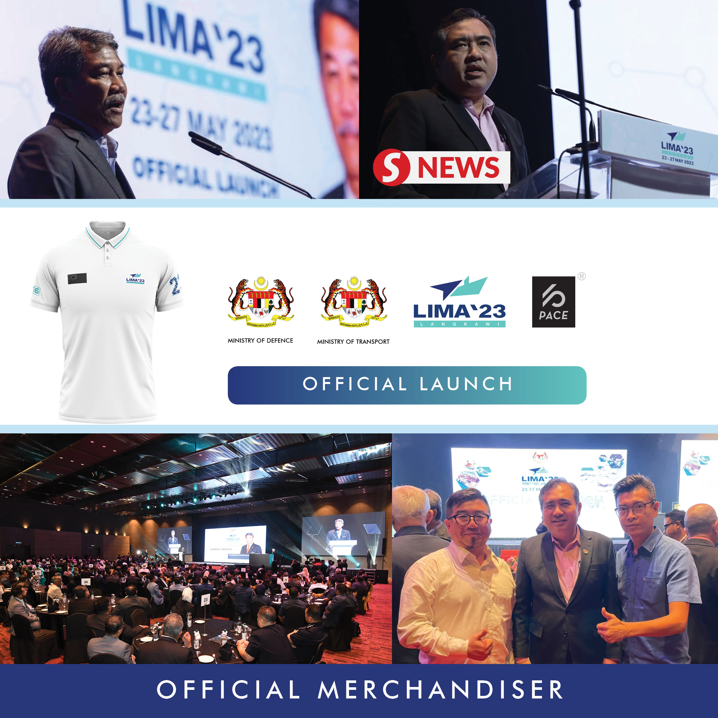 LIMA'23 Classic Polo Tee White