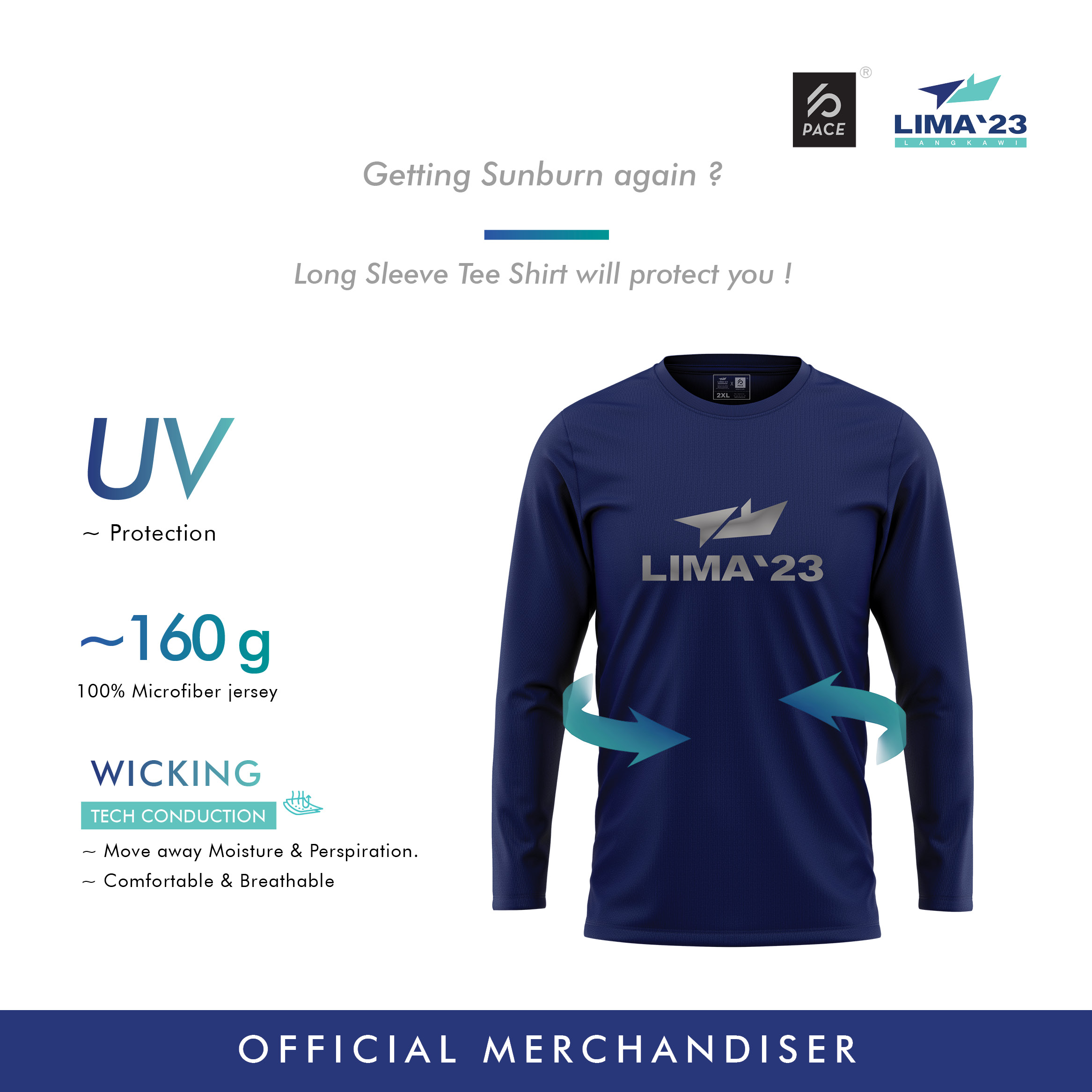 LIMA23 Long Sleeve Tee Shirt 