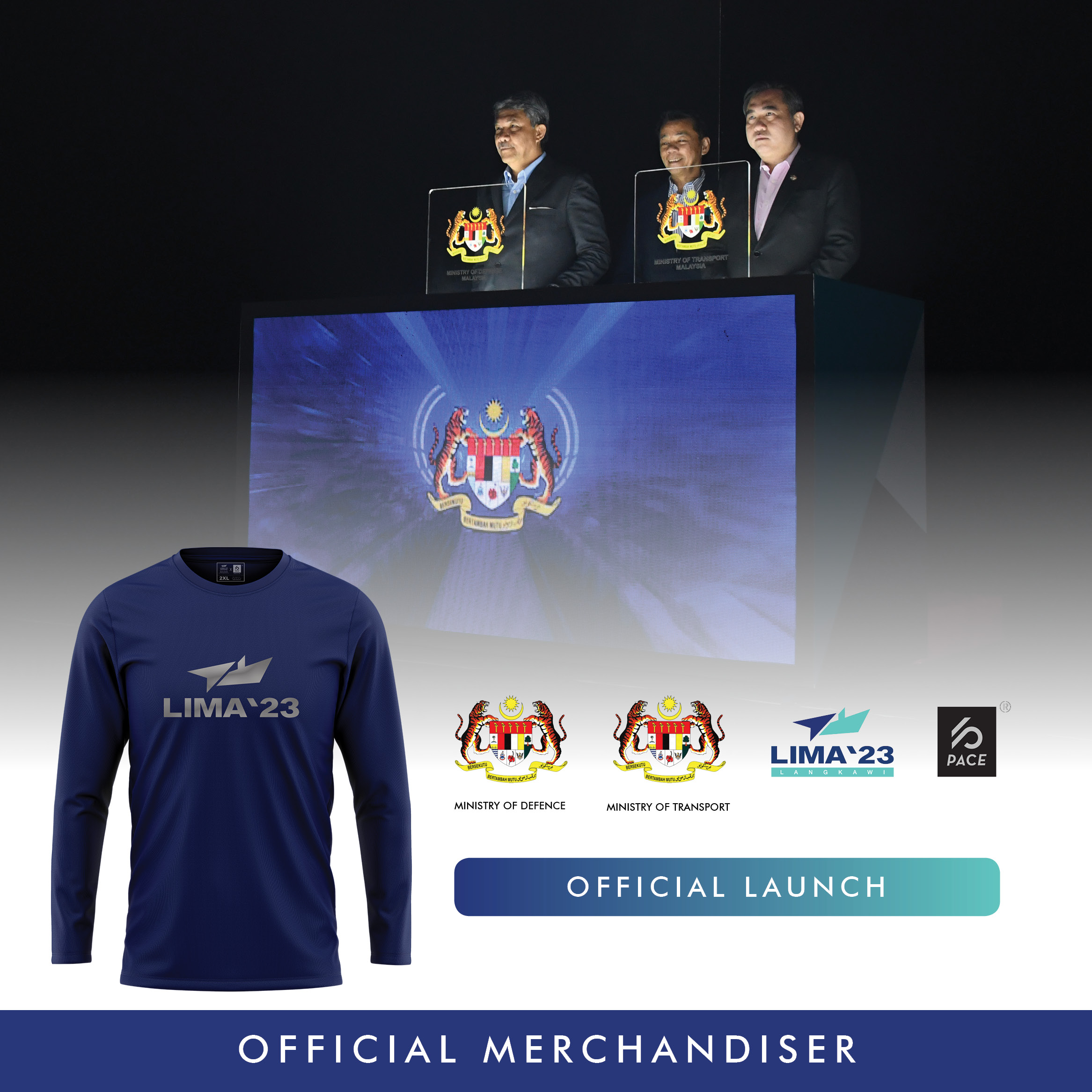 LIMA23 Long Sleeve Tee Shirt 