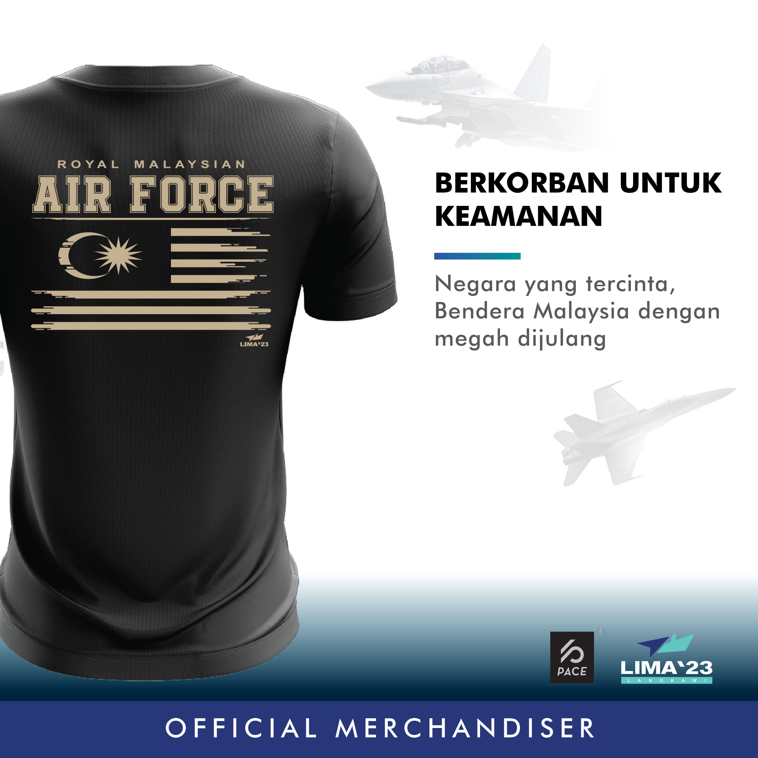 LIMA23 Graphic Tee Air Force 