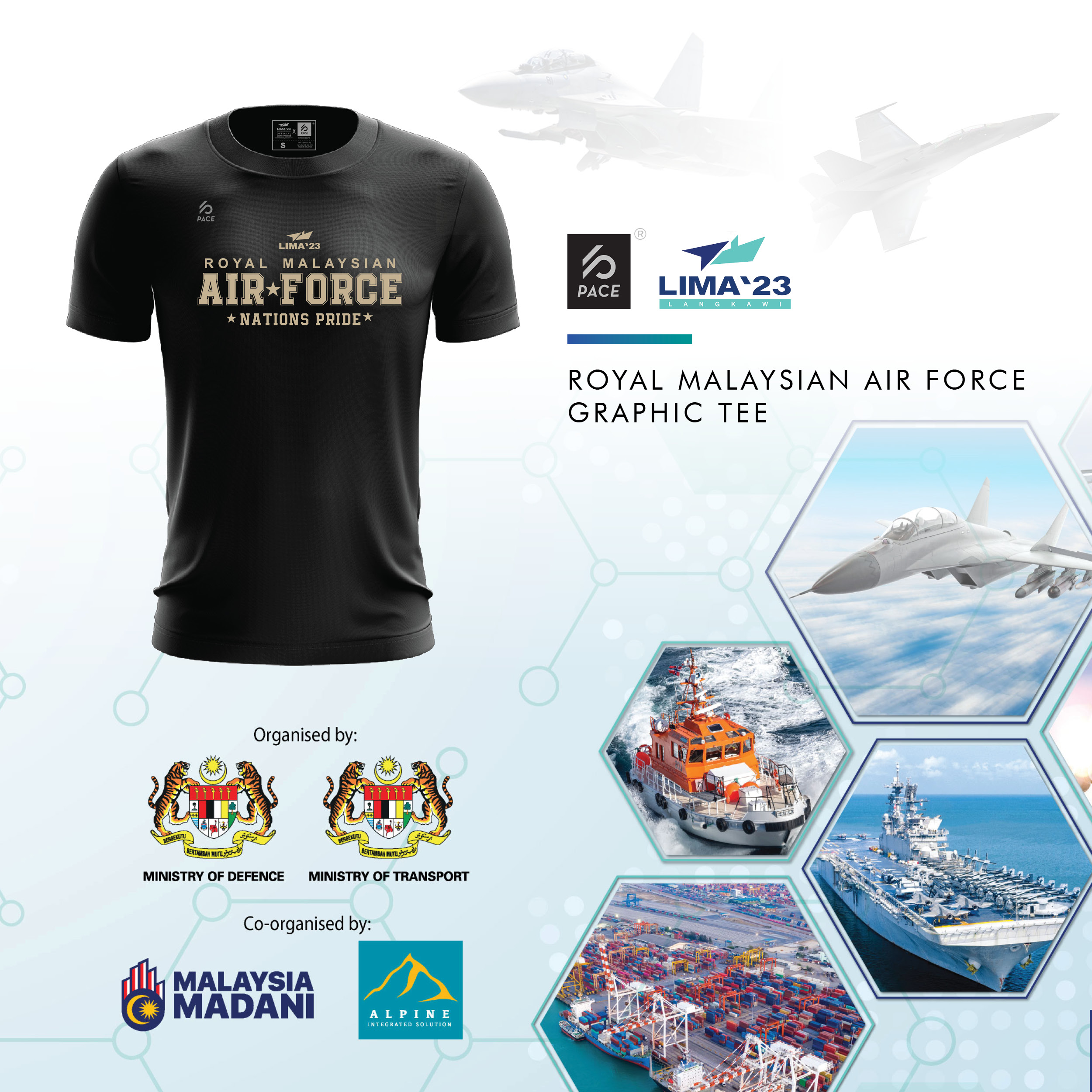 LIMA23 Graphic Tee Air Force 