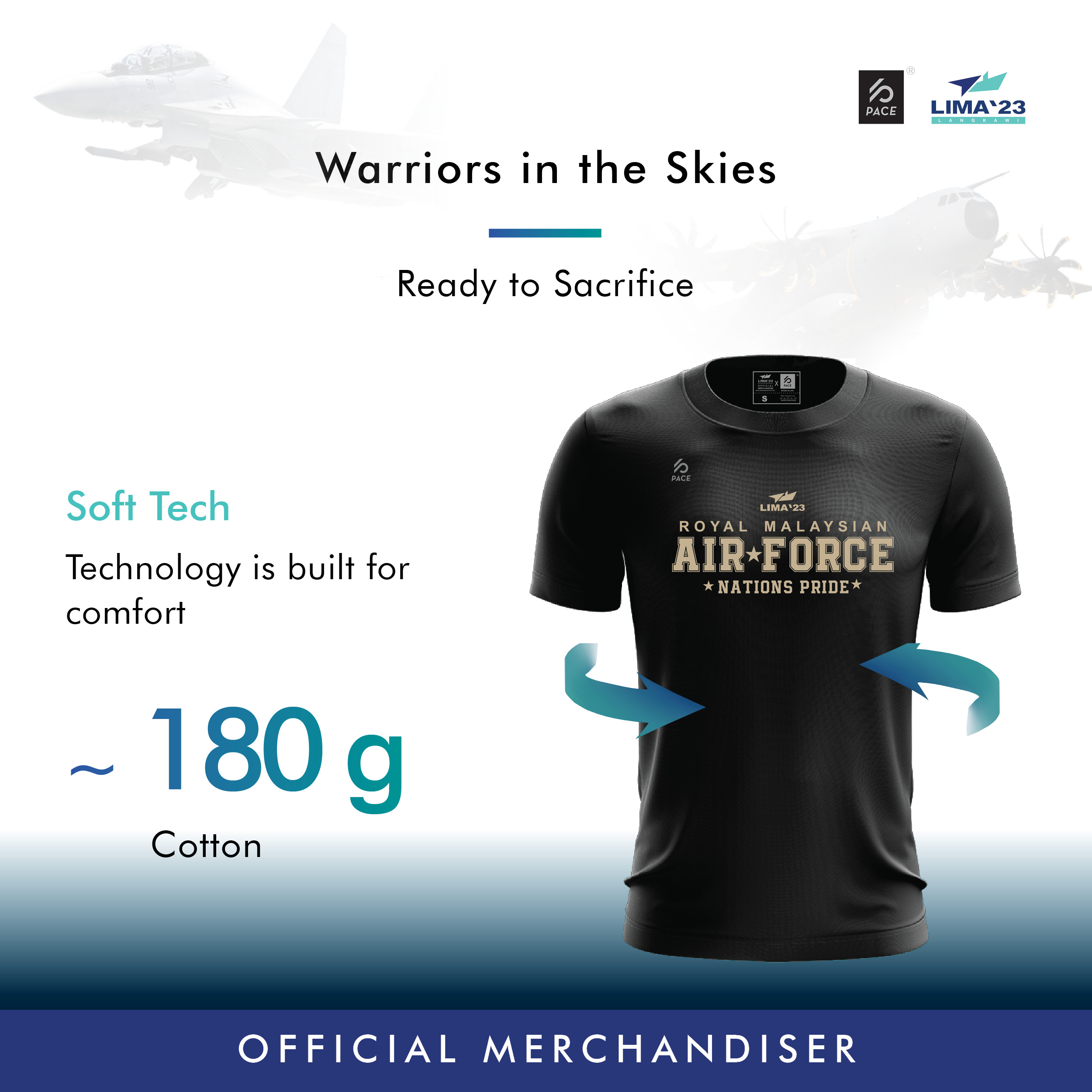 LIMA23 Graphic Tee Air Force 