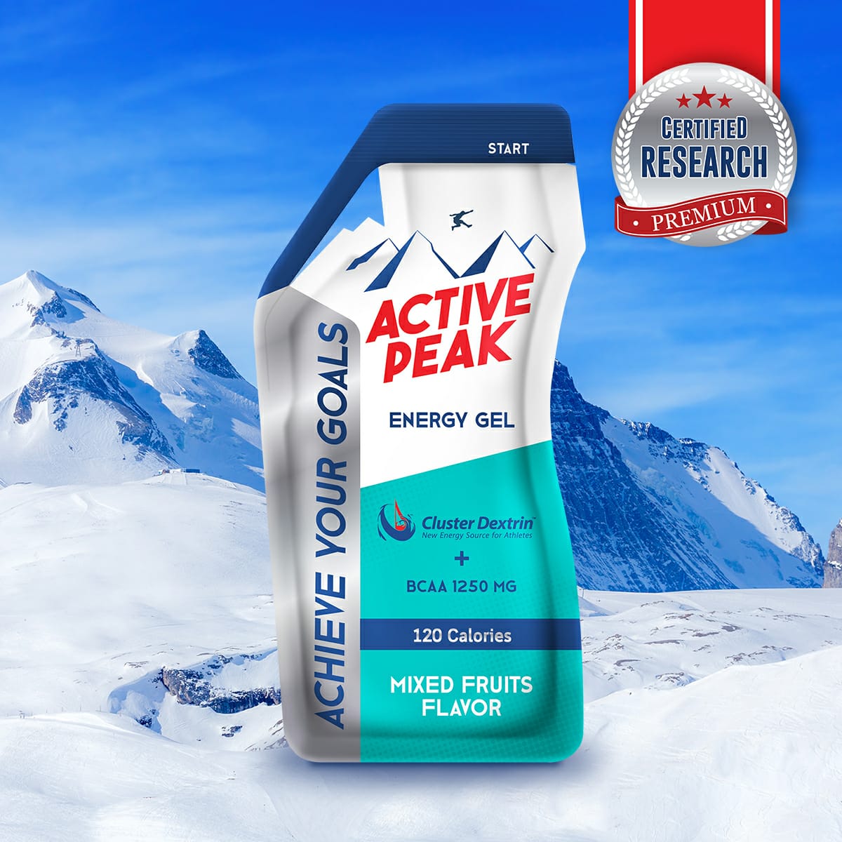 ACTIVE PEAK energy gel 40ml (Mixed Fruits Flavor)