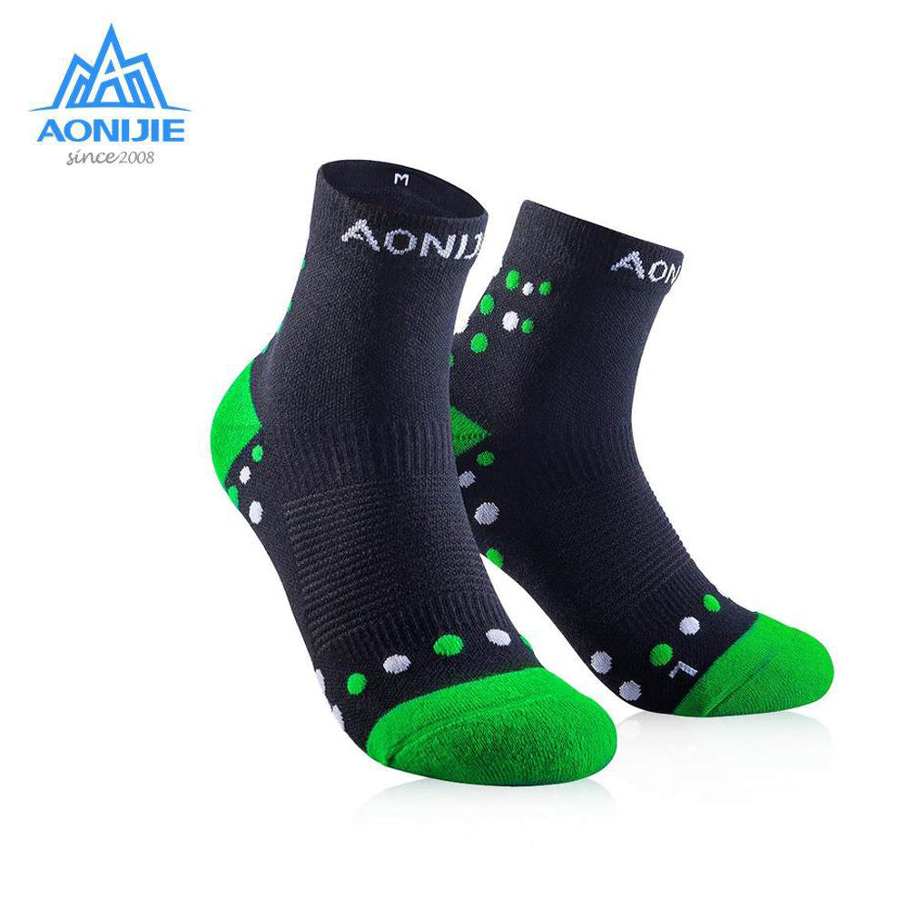 AONIJIE Quick Drying Sport Socks Green