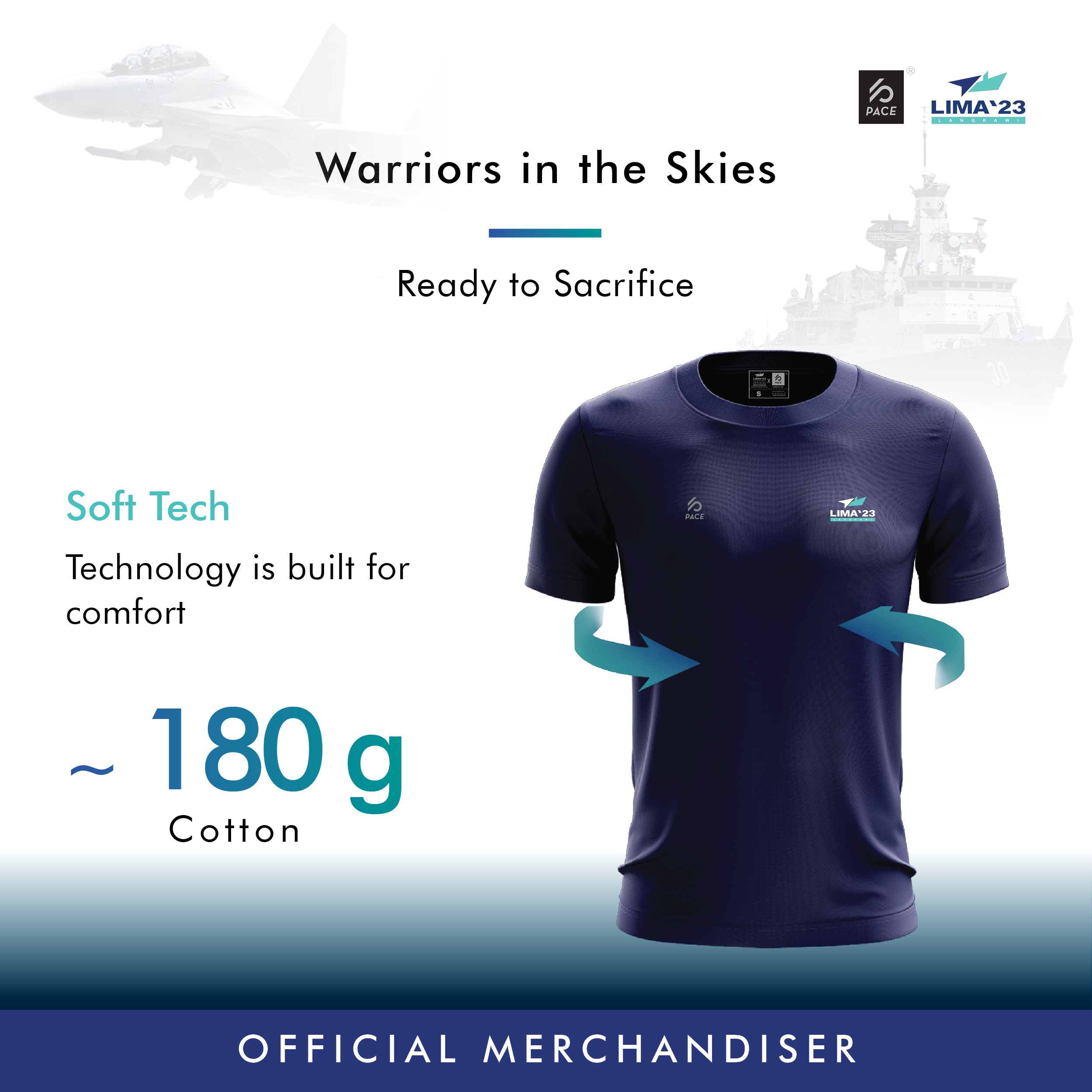 Lekiu x  Sukhoi LIMA'23 Graphic Tee Lima`23