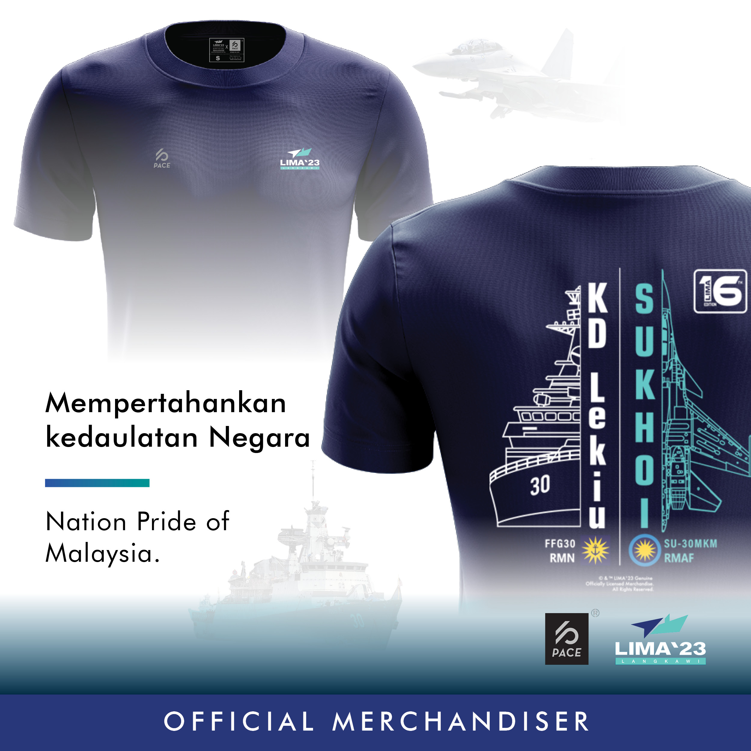 Lekiu x  Sukhoi LIMA'23 Graphic Tee Lima`23
