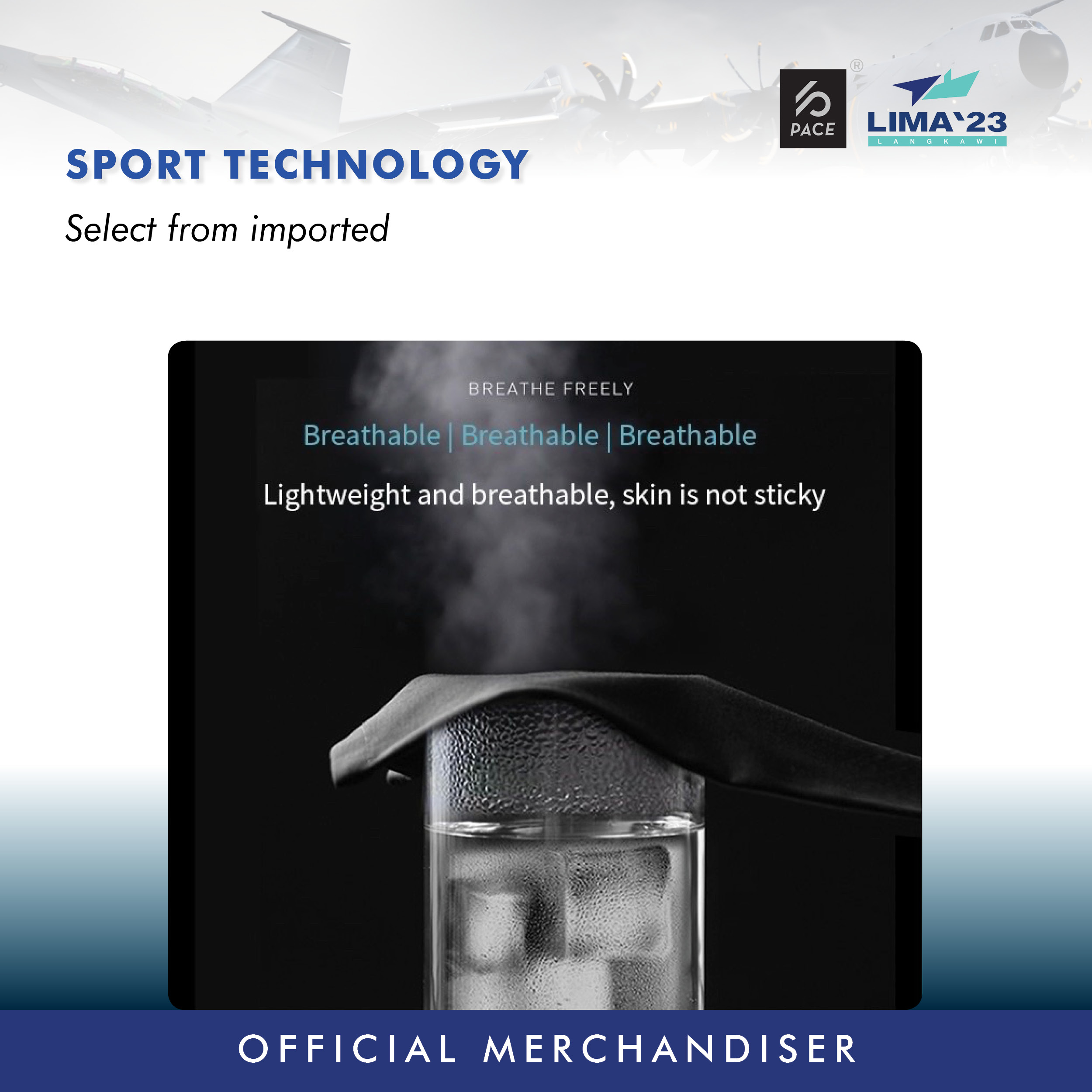 LIMA23 Black & Navy Tapered Running track Pants