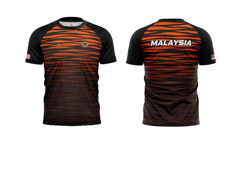Tiger stripe series - Team malaysia jersey round neck - Original PACE X MSN