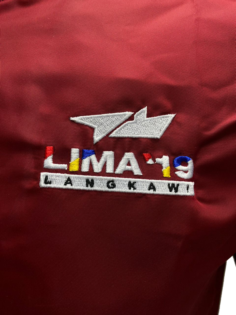 LIMA'19_30 Airforce Stylish Jacket with Colour Maroon & Black