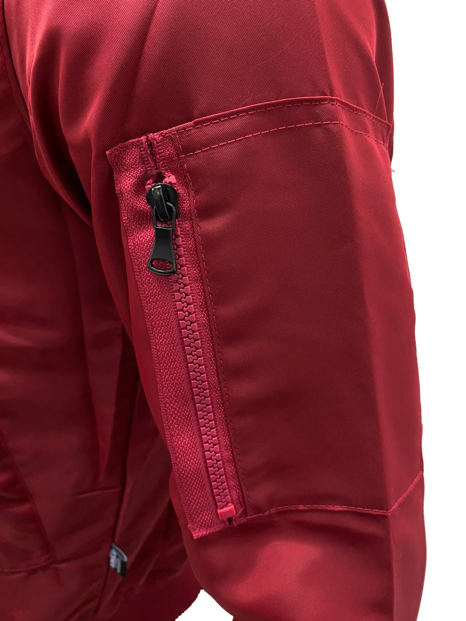 LIMA'19_30 Airforce Stylish Jacket with Colour Maroon & Black