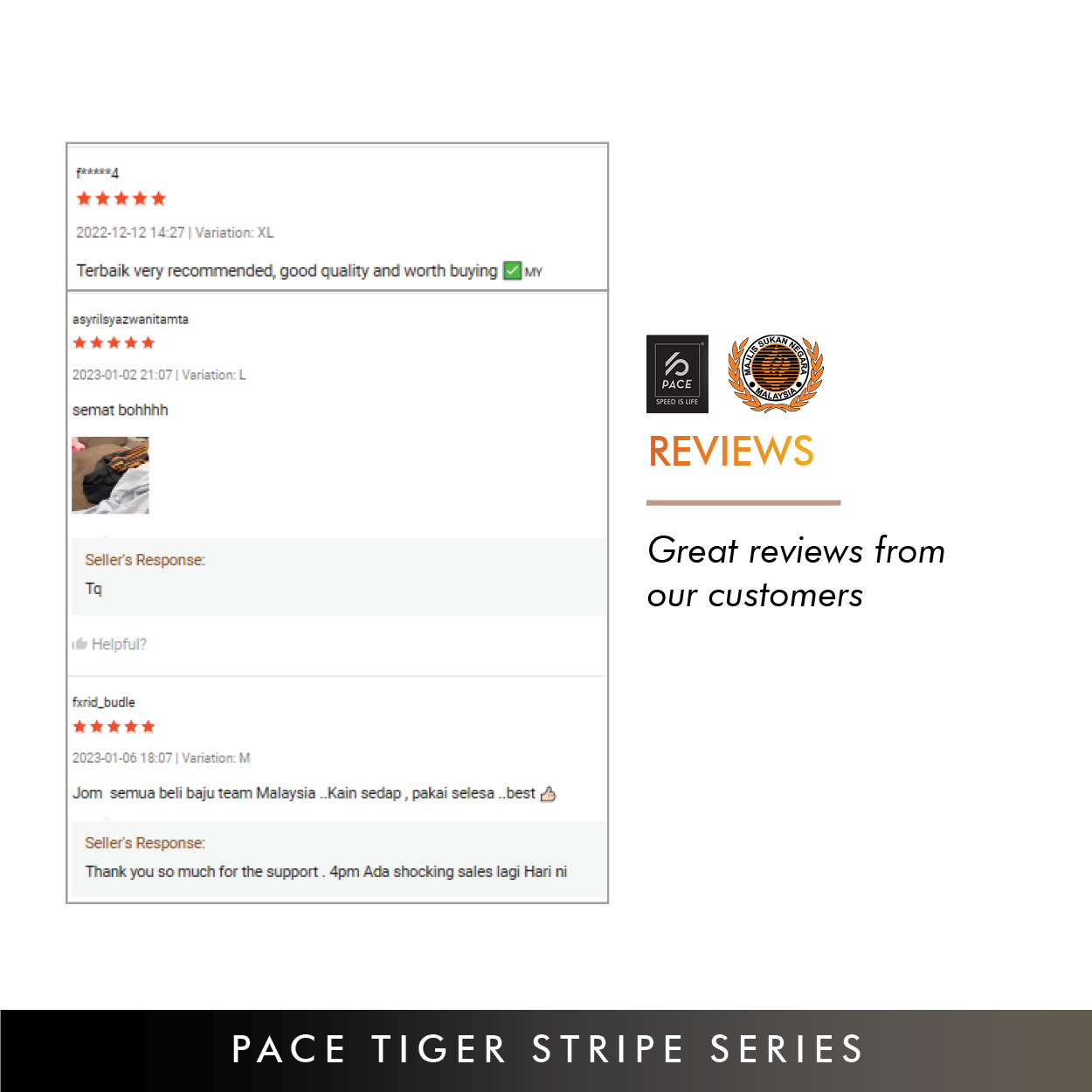 TIGER STRIPE SERIES -TEAM MALAYSIA TRACK JACKET