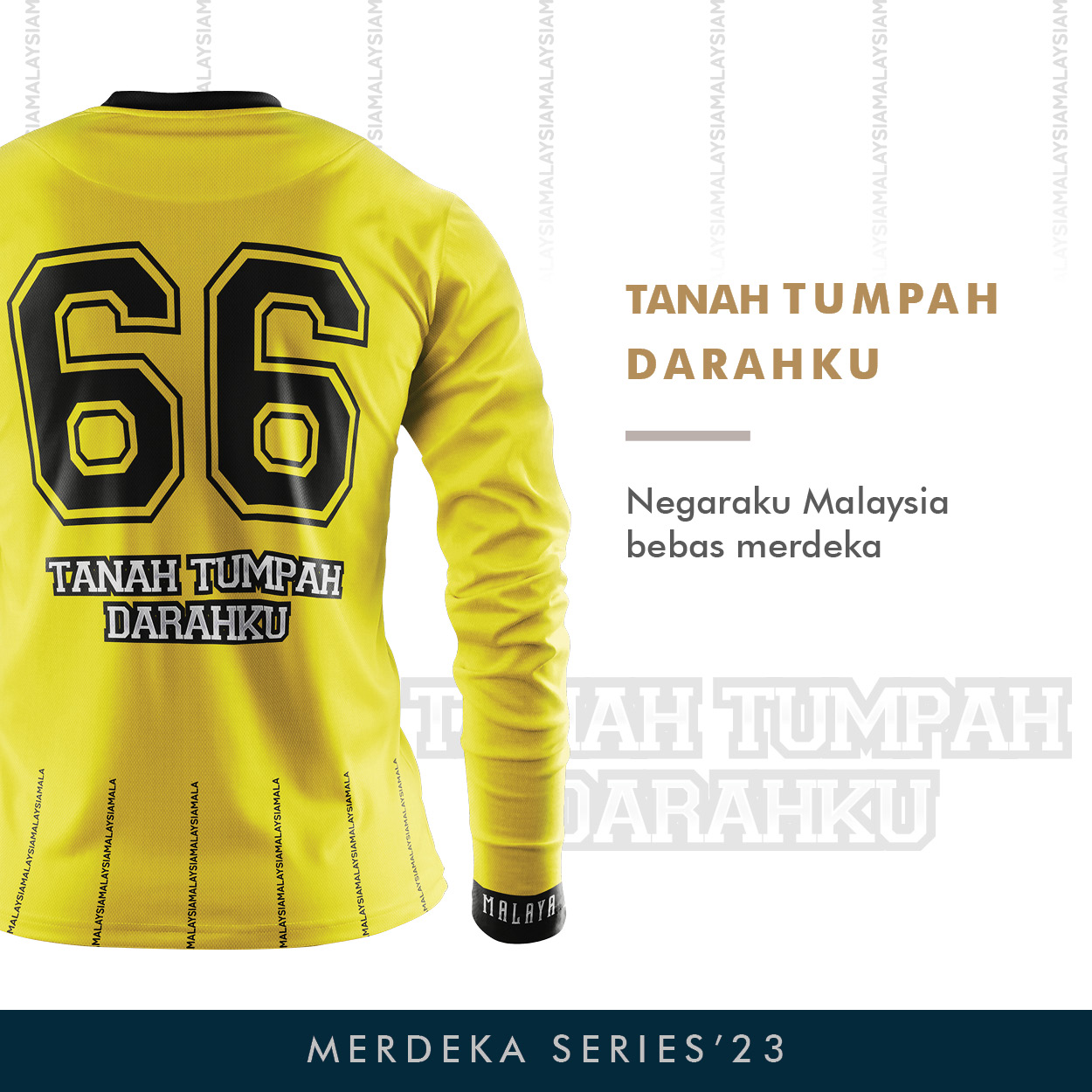 Merdeka Retro & Long Sleeve Yellow Series