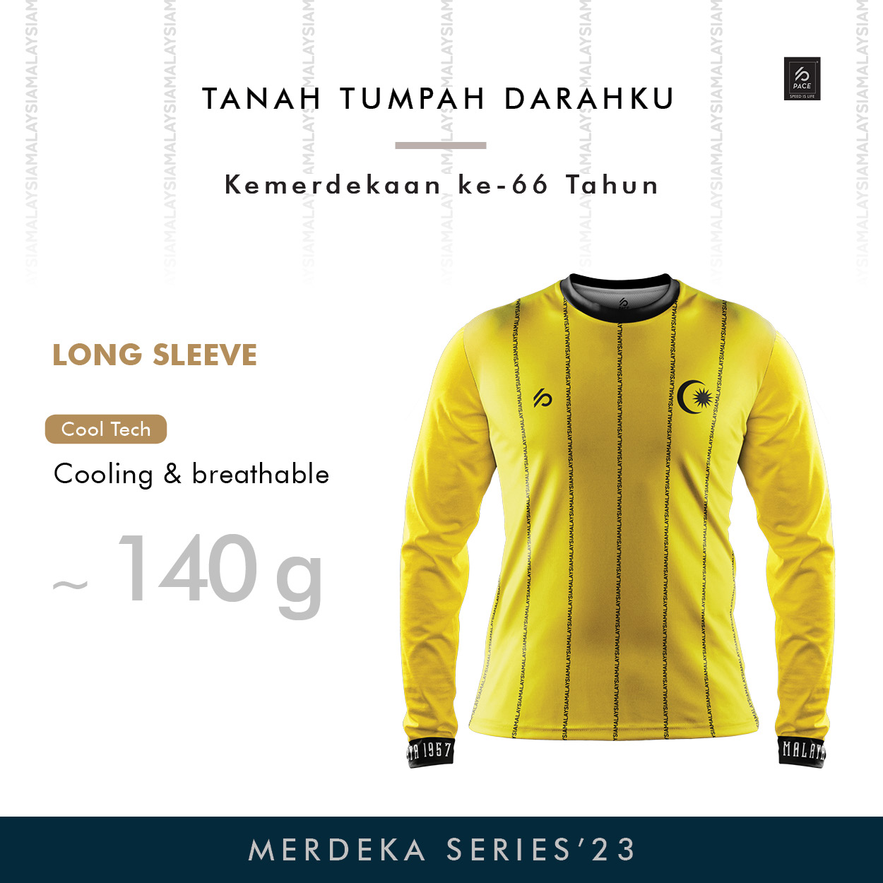 Merdeka Retro & Long Sleeve Yellow Series